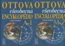 Ottova všeobecná encyklopédia v dvoch zväzkoch A-L, M-Ž 
