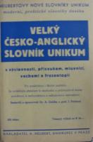 Velký Česko - Anglický slovník Unikum