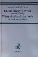 Ekonomický slovník německo - český