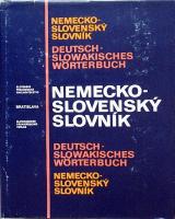Nemecko - slovenský slovník ( Deutsch-Slowakisches Wörterbuch )