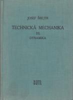 Technická mechanika III. - Dynamika