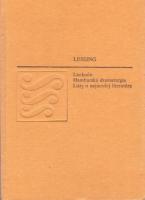Laokoón / Hamburská dramaturgia / Listy o najnovšej literatúre